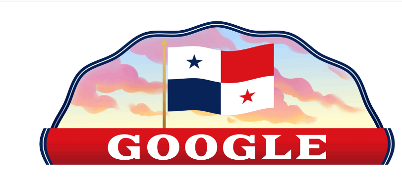 Google Doodle pour la fête de l'Indépendance du Panama 2022