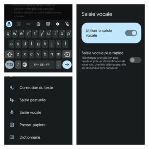 comment désactiver la saisie vocale du clavier sur android